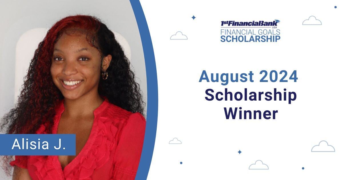 August 2024 1FBUSA Scholarship Winner- Alisia J.