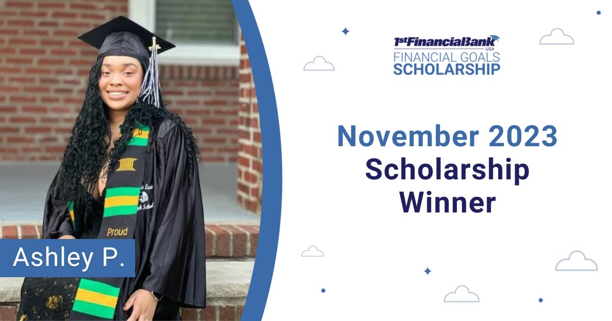 November 2023 1FBUSA Scholarship Winner- Ashley P.