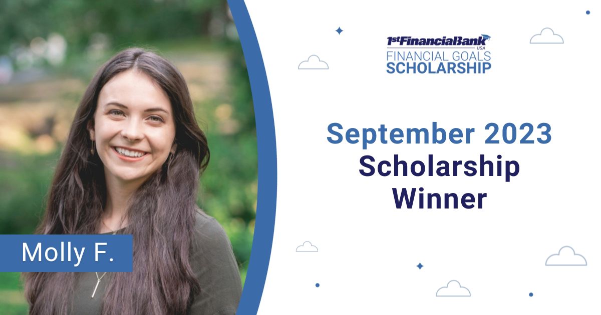 September 2023 1FBUSA Scholarship Winner- Molly F.