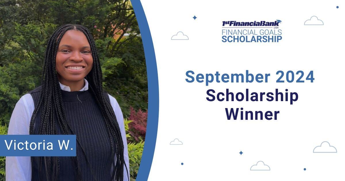 September 2024 1FBUSA Scholarship Winner- Victoria W. 