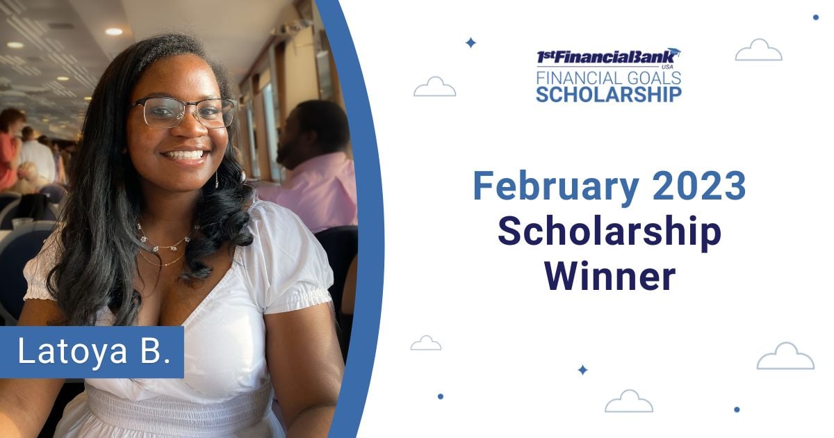 February 2023 1FBUSA Scholarship Winner- Latoya B.